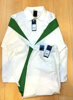 新品adidas 上下セットM ウインドフルジップ スタジアム トラックトップ