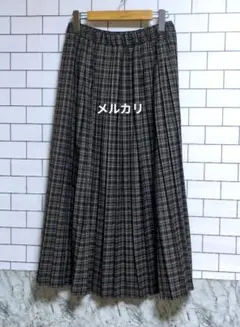 中古【フリーサイズ】bulle de savon チェック柄 プリーツスカートのサムネイル