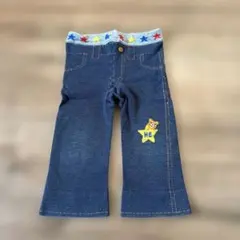 100ミキハウス デニム風パンツ レギンス スパッツ