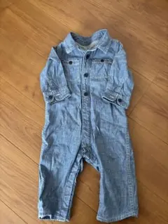 最終値下げ‼️おしゃれ‼️babyGap デニムロンパース 80CM