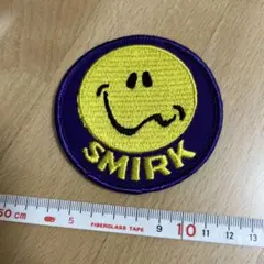 スマイリーフェイス SMIRK ワッペン