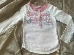 メゾピアノ レトロ 長袖Tシャツ 140 ベリエちゃん　Mezzo Piano