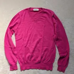 美品BEAMSBOY 薄手セーター ピンク ニット長袖カットソー レイビームス