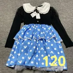 Litte リトシー【120】キッズサイズ　なりきりミニーワンピース　長袖
