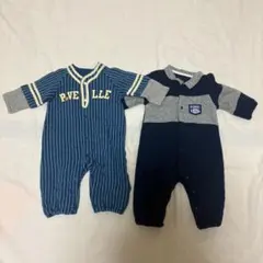 70-80cmカバーオール 2点セット まとめ売り