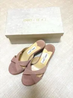 ※専用※美品⭐︎JIMMY CHOO ピンクベージュサンダル
