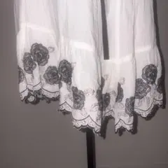 刺繍 スカート 森ガール フェアリーグランジ y2k平成レトロ 平成ギャル