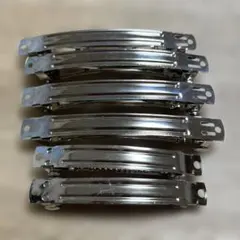 金属製ヘアクリップ 6個セット＊まとめ買い推奨