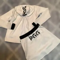 PGG ホワイト フード付きジャケットとスカートセット