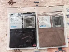 AIRism ボディシェイパー ハーフショーツ Lサイズ 2色セット
