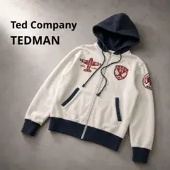 Ted Company テッドマン ジップパーカー 40 ボア ワッペンプリントのサムネイル