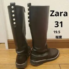 Zara girl ロングブーツ ブラック 31 20cm程度 ザラ キッズ