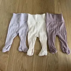 H&M ベビー レギンス 3枚セット 0-1ヶ月 45cmのサムネイル