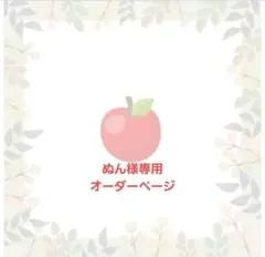 ぬん様専用オーダーページ