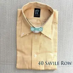 英国「40 Savile Row」CHOYA BD 半袖ワイシャツ／39 Mのサムネイル