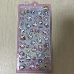 キャンディツインズ　ボンボンドロップシ ール　フワフワらびちゃん うるちゅる