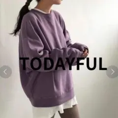 【マシマロ様専用】トゥデイフル　ヴィンテージ加工オーバーサイズスウェット