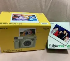 instax WIDE 400 インスタントカメラ チェキ 本体 フィルム付き