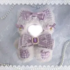 ぬい服 着ぐるみ にじぱぺっと おすわり 10cm 11cm 紫 ひつじ - メルカリ