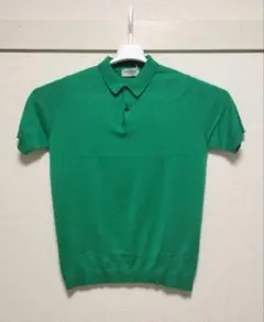 JOHN SMEDLEY ポロシャツ グリーンフレアーのサムネイル