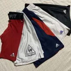 5点まとめ売り【アディダス /ルコックス】サッカー　フットサル　パンツ　スパッツ