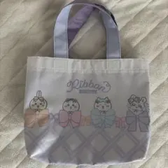 【新品未使用】　ちいかわ しまむら ハンドバック パープル トート リボン