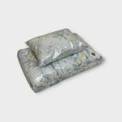 TUK 東洋羽毛 フローラ 2層 S 敷ふとん 枕付き