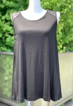 デ・プレ DES PRES シルク混 ノースリーブカットソー サイズ１