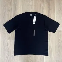[新品] ユニクロU ドライEX クルーネックTシャツ Lサイズ ブラック