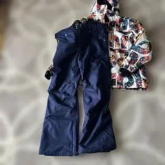 子ども用カラフルスキーウェアセット