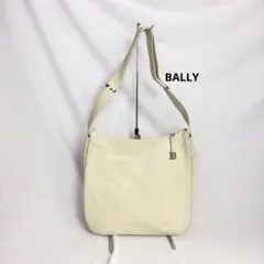 BALLY バリー アイボリー レザー ショルダーバッグ
