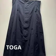 TOGA PULLAトーガ ネイビー濃紺　36 フレアースカートのサムネイル