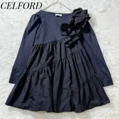 タグ付 CELFORD×HANAE MORI コラボ アシンメトリー チュニック