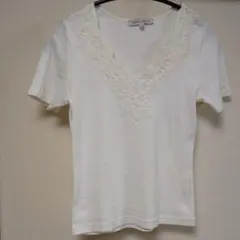 お値下げローラアシュレイ オフホワイトカットソーのサムネイル