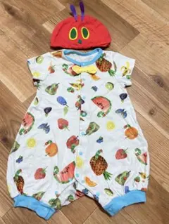はらぺこあおむし　ロンパース 80