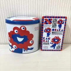 大阪関西万博 ミャクミャク 空き缶 2個セット