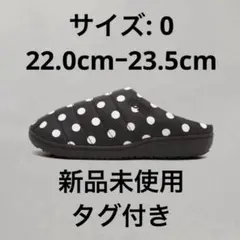 SUBU ドット 水玉 0サイズ22-23.5新品未使用未開封 SUBU 水玉 ドット 秋冬 室内用サンダル Size0 22-23.5cm subu