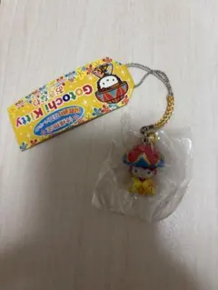 沖縄限定 ハローキティ 国際通り 花笠バージョン 根付 未開封　サンリオ