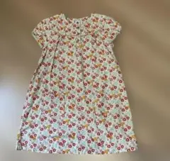 プチバトー　花柄ワンピース　126cm
