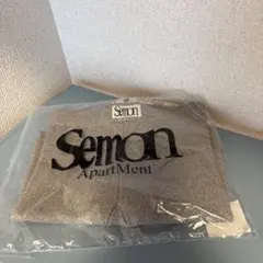 Semon ApartMent サスペンダー付きリブパンツ グレー