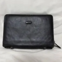 FIGARO Paris フィガロ 本革セカンドバッグ レザー 黒