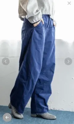 ニコアンド　2024AW ホニョコールカーブパンツ　Mサイズ