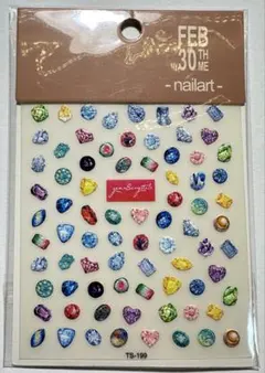 立体ネイルシール 宝石・鉱物柄