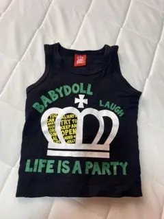 BABYDOLL 黒 タンクトップ 90㎝