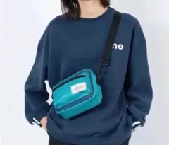 バッグ グリーン 超軽量 ミニサイズ ナイロン ショルダー 斜めがけ サコッシュ