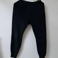 ユニクロ　キッズ ロングパンツ ブラック 　スウェット裏ボアパンツ150cm