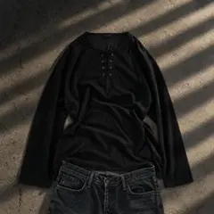 2000s Burberry ヘンリーネックロンT archive - メルカリ