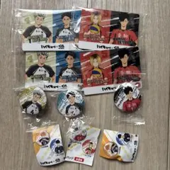 ★未開封★くら寿司 ハイキュー!! カード4枚缶バッジ 3個セット