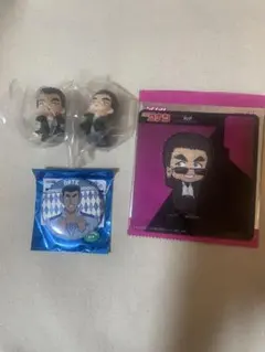 名探偵コナン 伊達航 缶バッジ ちぢませ隊 クリアしおり