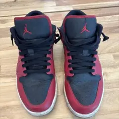 NIKE Air Jordan 1 Low Gym Red Black 28.5